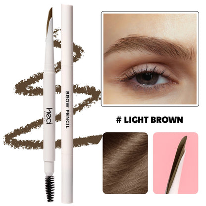 Eyebrow Pencils With Brush Waterproof Precision Naginata Eyebrow Pencil Powdery 3D Lace Eyebrows Microblading Brow Pencils