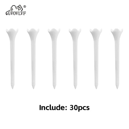 30pcs 38mm 83mm length Professional Tee System Plastic Golf Tees Maximizing Performance Off The Tee Golf Accessories For Golfers