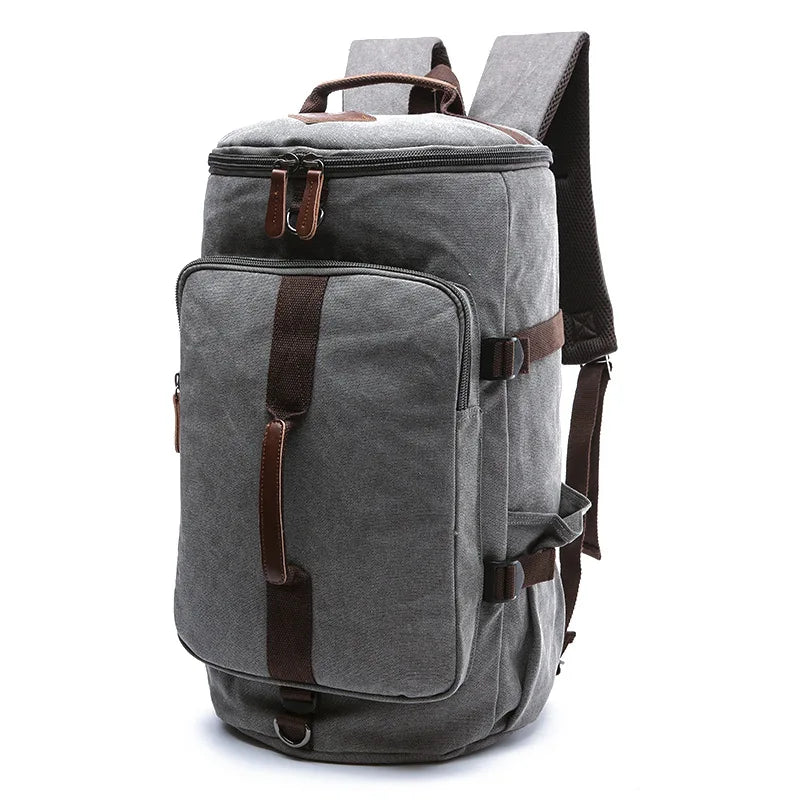 Men's Luggage Backpack Canvas Travel Bags Brand Large Capacity Luggage Bags Weekend Bags Travel Men Large capacity Duffel