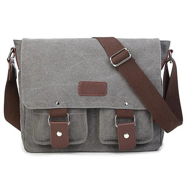 Men's Vintage Canvas Bag Men Casual Crossbody Bag For Men Messenger Bag Man Travel Shoulder Bags Bolsa Masculina High Quality