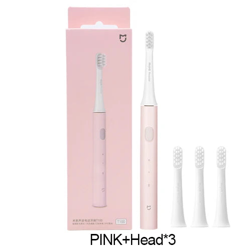 XIAOMI Mijia T100 Sonic Electric Toothbrush Mi Smart Tooth Brush Colorful USB Rechargeable IPX7 Waterproof For Toothbrushes head