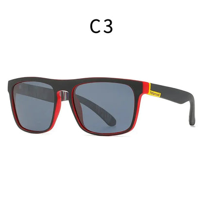 Sports Polarized Sunglasses Fashion Comfortable Mirrors Lens Outdoor Square Polarized Glasses for Cycling Motorbike Eyewears