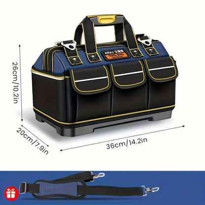 AIRAJ Multifunctional Tool Bags 1680D Oxford Cloth Electrician Bags Waterproof and Wear-Resistant High Capacity Storage Bags