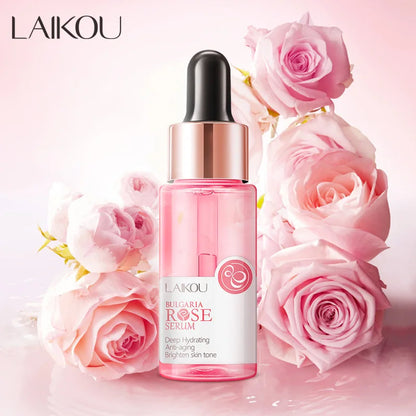 LAIKOU 17ML Japan Sakura Serum Nourish Essense Oil Control Pure 24K Gold Vitamin C Hyaluronic Acid Moisturing Skin Care Facecare