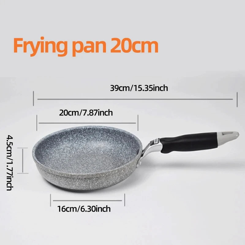 Non-Stick Pan Frying Pan Wok Pan 28cm Home Steak Skillet Pancake Fried Induction Cooker Gas Stove Special Saucepan Nonstick Pan