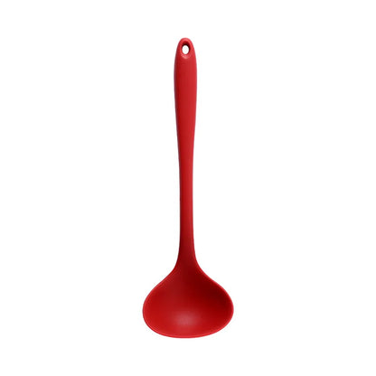 Long Handle Silicone Soup Spoon Large Ramen Noodles Tablespoons Hot Pot Porridge Ladle Scoop Kawaii Japanese Kitchen Utensils