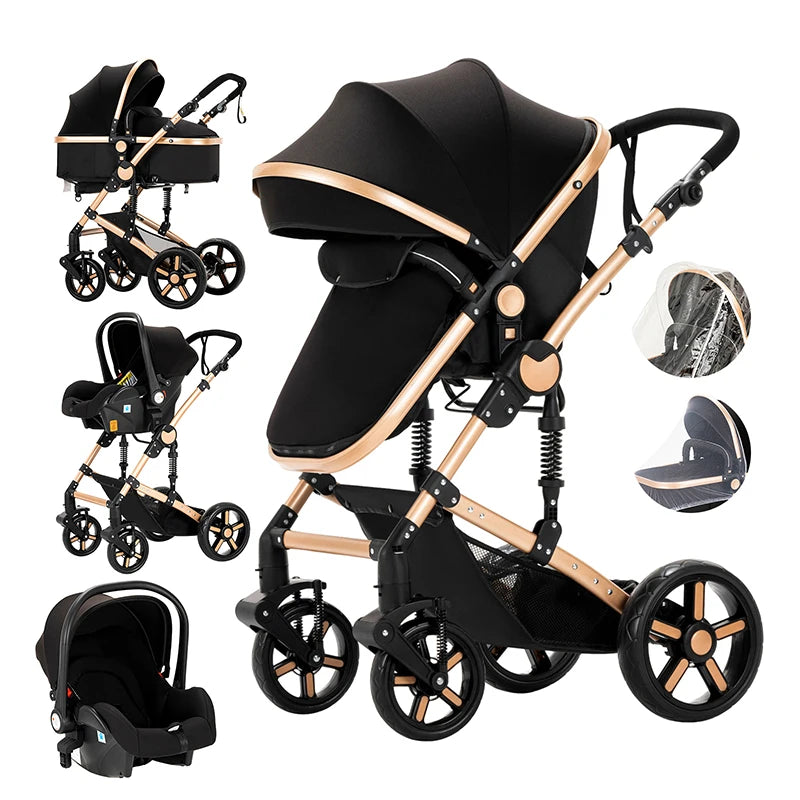 Lightweight Baby Stroller baby stroller 2 in 1 Stroller for baby car Comfort Baby Stroller 2 in 1 for newborn baby Free Shipping