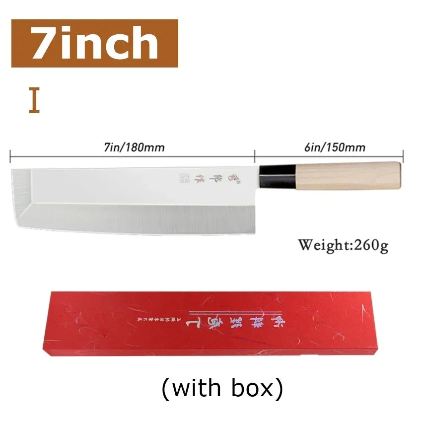 Japanese Sushi Sashimi Chef Knife Salmon Sharp Knives Meat Cutting Fish Raw Knife Cooking Right-Handle Kitchen Knife with Box