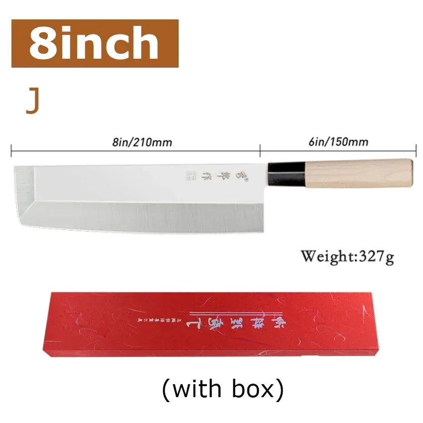 Japanese Sushi Sashimi Chef Knife Salmon Sharp Knives Meat Cutting Fish Raw Knife Cooking Right-Handle Kitchen Knife with Box