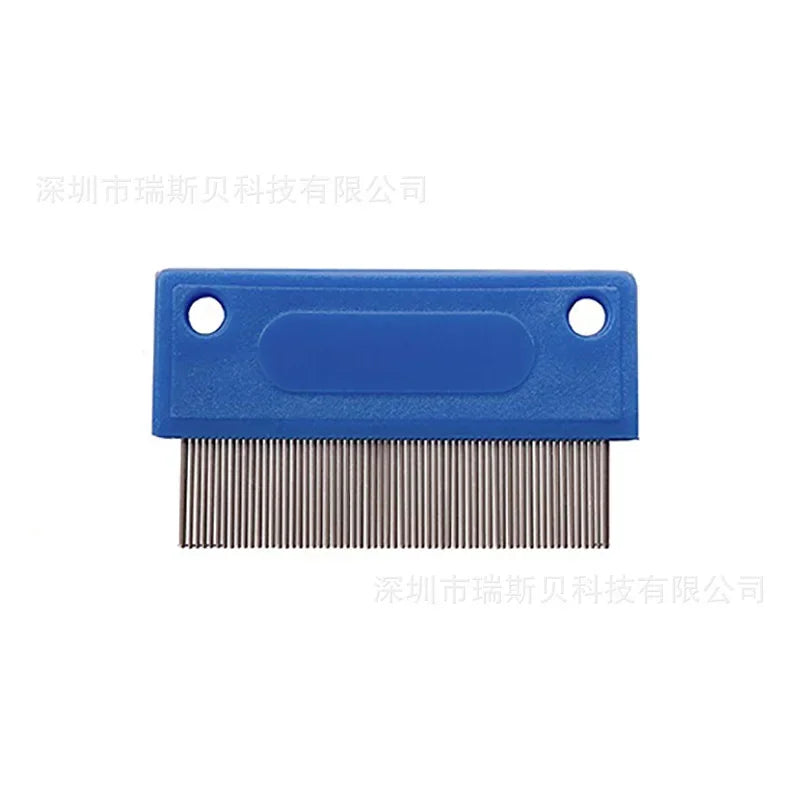 Pet Comb Dog Grooming Comb Pet Tear Stain Remover Gently Removes Mucus and Crust Small Lice Flea Combs for Dogs Cats Supplies