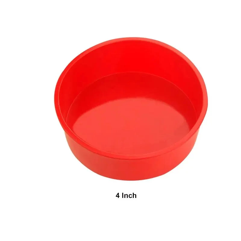 4 6 8 10 Inch Silicone Round Cake Pan 2 3 4 Tier Silicone Cake Mold Heat Resistance Circle Baking Pan