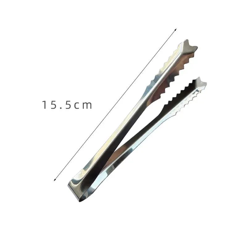 Stainless Steel Food Tongs Cooking BBQ Meat Clip Heat Bread Salad Kitchen Tool 7/9/12in Non-slip Utensils Kitchen Accessories