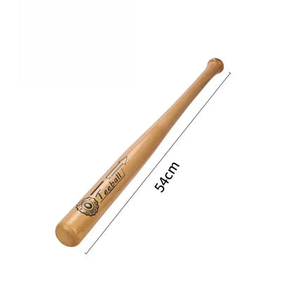 21 Inch Wooden Baseball Bat Professional Hardwood Baseball Stick Softball Outdoor Sports Equipment Self-Defense Gear for Kids