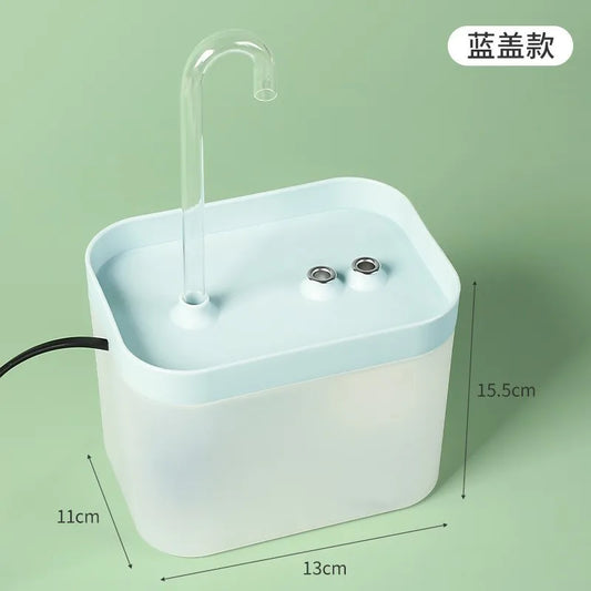 Pets Water Fountain Auto Filter USB Electric Mute Cat Drinker Bowl 1500mL Recirculate Filtring Drinker for Cats Water Dispenser