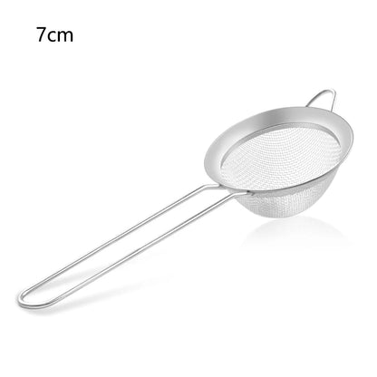 1/3/4Pcs/Set Stainless Steel Wire Fine Mesh Oil Strainer Flour Colander Sieve Sifter Pastry Baking Tools Kitchen Accessories