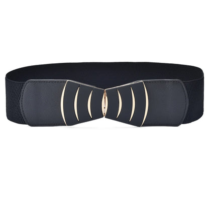 Women's Elastic Wide Waist Belt Stretchy Classic Cinch Belts Fashion Waistband For Dresses