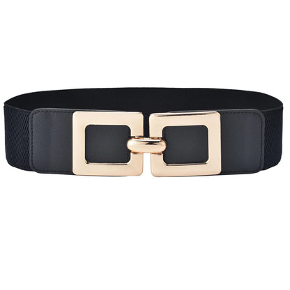 Women's Elastic Wide Waist Belt Stretchy Classic Cinch Belts Fashion Waistband For Dresses