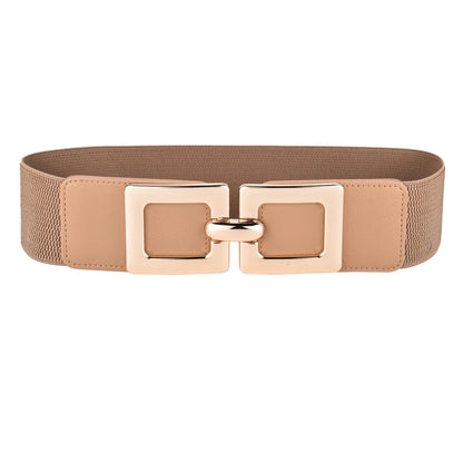 Women's Elastic Wide Waist Belt Stretchy Classic Cinch Belts Fashion Waistband For Dresses