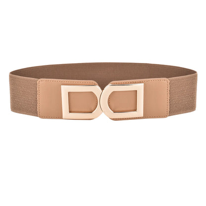 Women's Elastic Wide Waist Belt Stretchy Classic Cinch Belts Fashion Waistband For Dresses