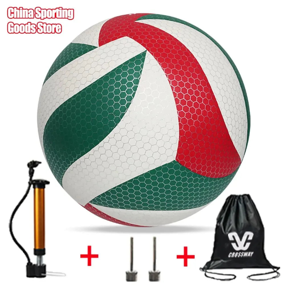 Volleyball,Size 5,Sports Gift, Outdoor Sports, Volleyball ball,Training,Optional: air pump + air needle + mesh bag