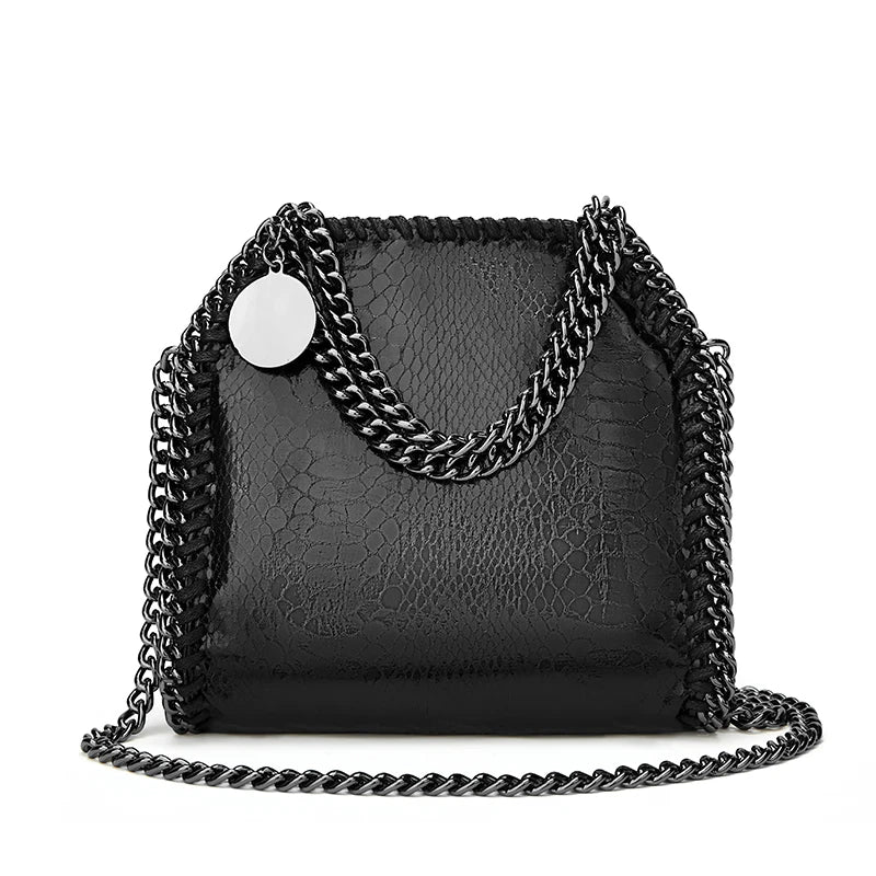 Luxury Designer Women's Chain Crossbody with Quilted Purses and Shoulder Strap Female Ladies Hand Bags