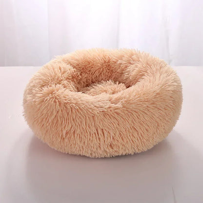 Super Soft Dog Bed Long Plush Cat Mat Dog Beds For Large Dogs Bed Labradors House Round Cushion Winter Warm Sleeping Pet Bed