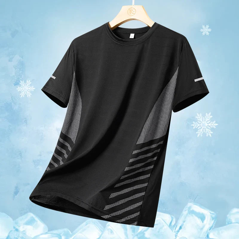 Men's Quick Dry Short Sleeve Breathable Fitness T-shirt