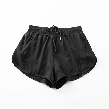 Womens High Waisted Running Shorts Quick Dry