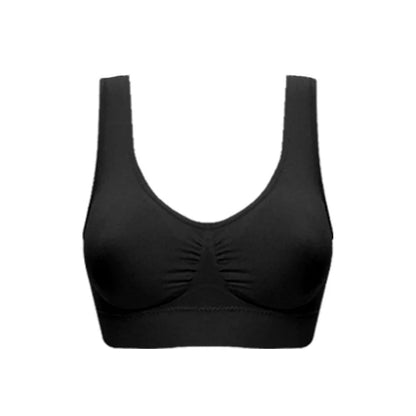 Fitness Sports Bra Women Shockproof Sexy High-Intensity Yoga Bra Bralette Running Gym Vest Cotton Underwear Top