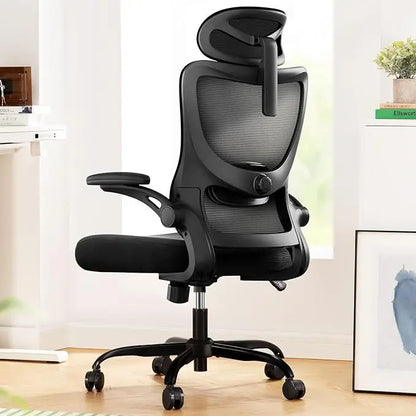 Ergonomic Office Chair,Office Computer Desk Chair with High Back Mesh and Adjustable Lumbar Support Rolling Work Swivel Chairs