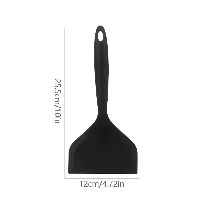 Silicone Spatula Wide Mouth Non-stick Scraper Steak Beef Egg Cooking Spatula Pancake Baking Tools Kitchen Cooking Shovel