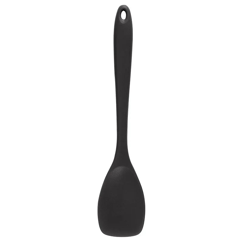 Silicone Salad Shovel Spatula Non-stick Cookware Cake Pastry Food Baking Scraper Kitchen Fruit Butter Batter Cream Mixing Spoon