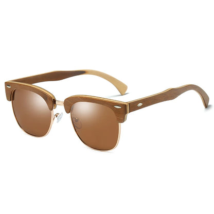 GM Brand Skateboard Wooden Frame Sunglasses Polarized / Bamboo Sunglasses and Support DropShipping / Provide Pictures 037