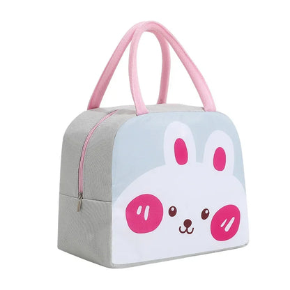 Kawaii Portable Fridge Thermal Bag Women Children's School Thermal Insulated Lunch Box Tote Food Small Cooler Bag Pouch