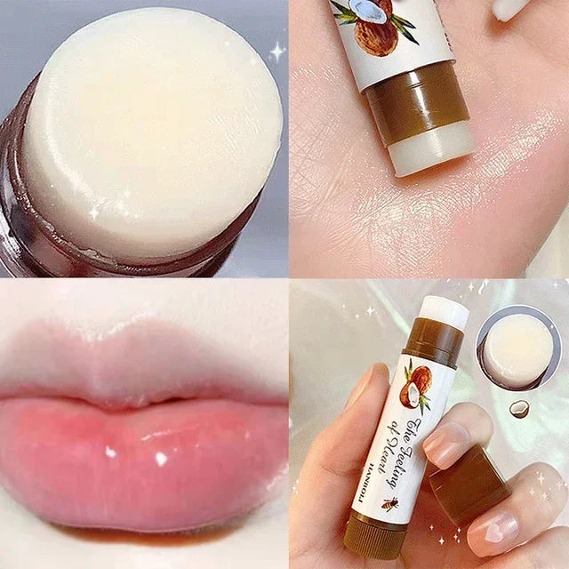 Black Tea Jelly Tinted Lip Balm Moisturizing Colored Lip Tinted Hydrating Waterproof Lipstick Gloss Base Lip Care Primer Makeup