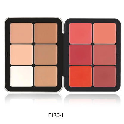 Blush Concealer Set Natural Blemish Brightening Highlighter Waterproof face contour cream palette