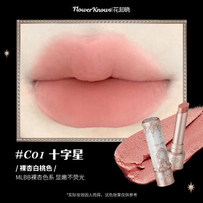 Flower Knows Little Angel Collection Lipstick Velvet Matte Waterproof Lip Stick Vegan Long Lasting Lip Gloss Korean Makeup