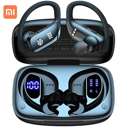 Xiaomi Wireless Earbuds Bluetooth Headphones Waterproof Headset Sport Earphones with LED Display In Ear charging box Earhooks