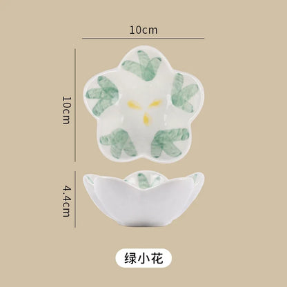 Ceramic Cute Clouds Dipping Sauce Dish Hot Pot Seasoning Dishes Salad Bowl Tableware Kitchen Soy Vinegar Snake Dessert Plate