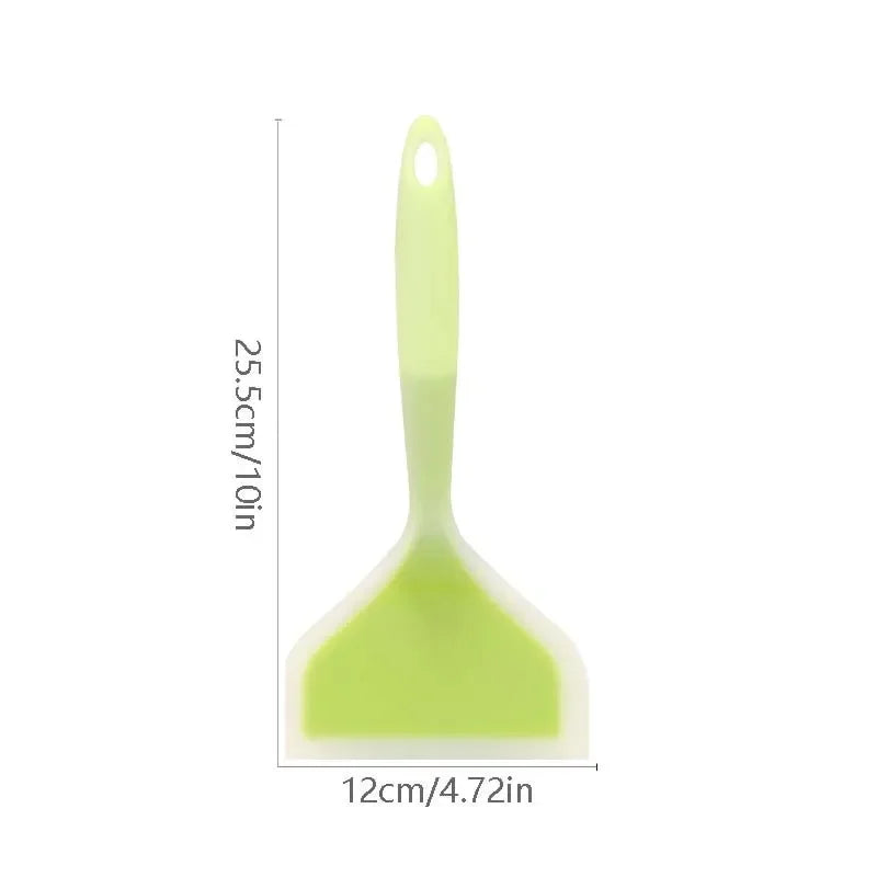 Silicone Spatula Wide Mouth Non-stick Scraper Steak Beef Egg Cooking Spatula Pancake Baking Tools Kitchen Cooking Shovel