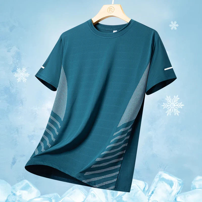 Men's Quick Dry Short Sleeve Breathable Fitness T-shirt