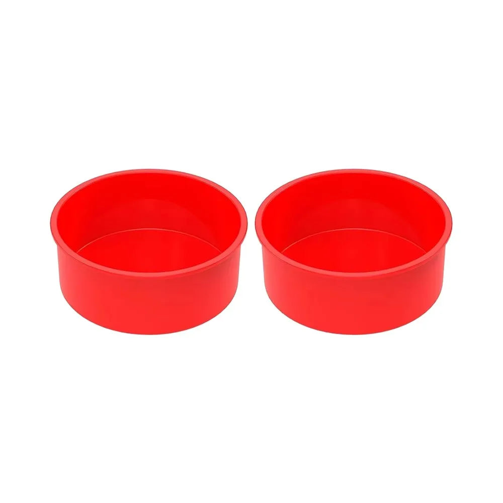 4 6 8 10 Inch Silicone Round Cake Pan 2 3 4 Tier Silicone Cake Mold Heat Resistance Circle Baking Pan