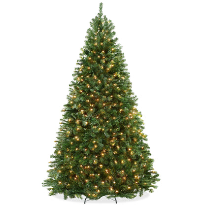 Pre-Lit Realistic Green Spruce Artificial Holiday Christmas Tree and Stand united states