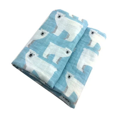 Hot New Baby Blankets Newborn Soft Organic Cotton Bamboo Baby Bibs Muslin Swaddle Wrap Feeding Burpy Towel Scarf Big Diaper