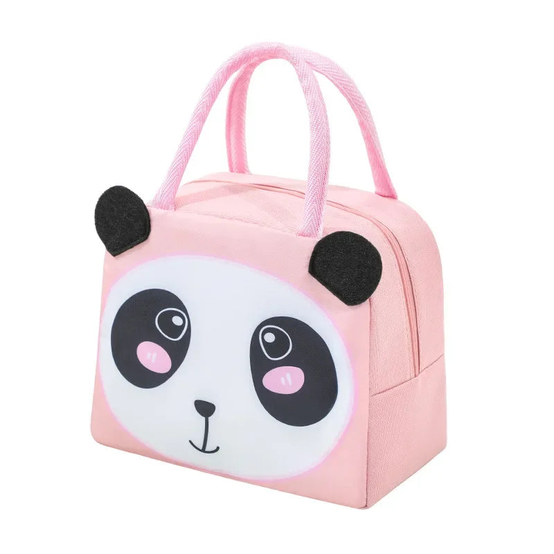 Kawaii Portable Fridge Thermal Bag Women Children's School Thermal Insulated Lunch Box Tote Food Small Cooler Bag Pouch