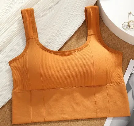 Breathable Sports Bra Anti-Sweat Fitness Top Women Seamless Yoga Bra Shockproof Crop Top Push Up Sport Bra Gym Workout Top