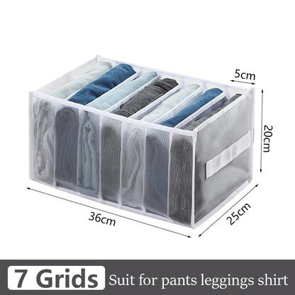 Jeans Organization Storage Box Closet Organizer Clothing Organization System Drawer Organizers Cabinet Pants Storage Organizer