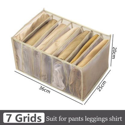 Jeans Organization Storage Box Closet Organizer Clothing Organization System Drawer Organizers Cabinet Pants Storage Organizer