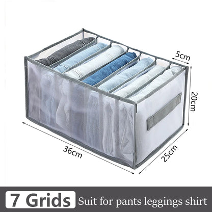 Jeans Organization Storage Box Closet Organizer Clothing Organization System Drawer Organizers Cabinet Pants Storage Organizer