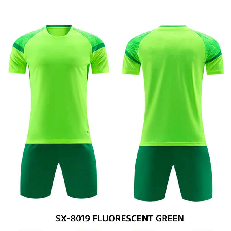 MAN Women Football Jerseys Quick-Drying Soccer Uniforms Custom Adult Kids Futsal Sportswear Tracksuit Sports Team Training Suits